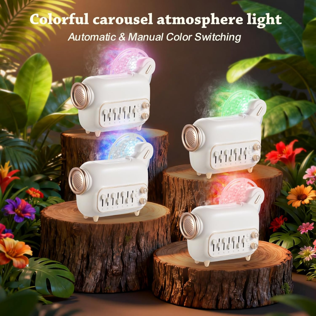 Colorful light music humidifier